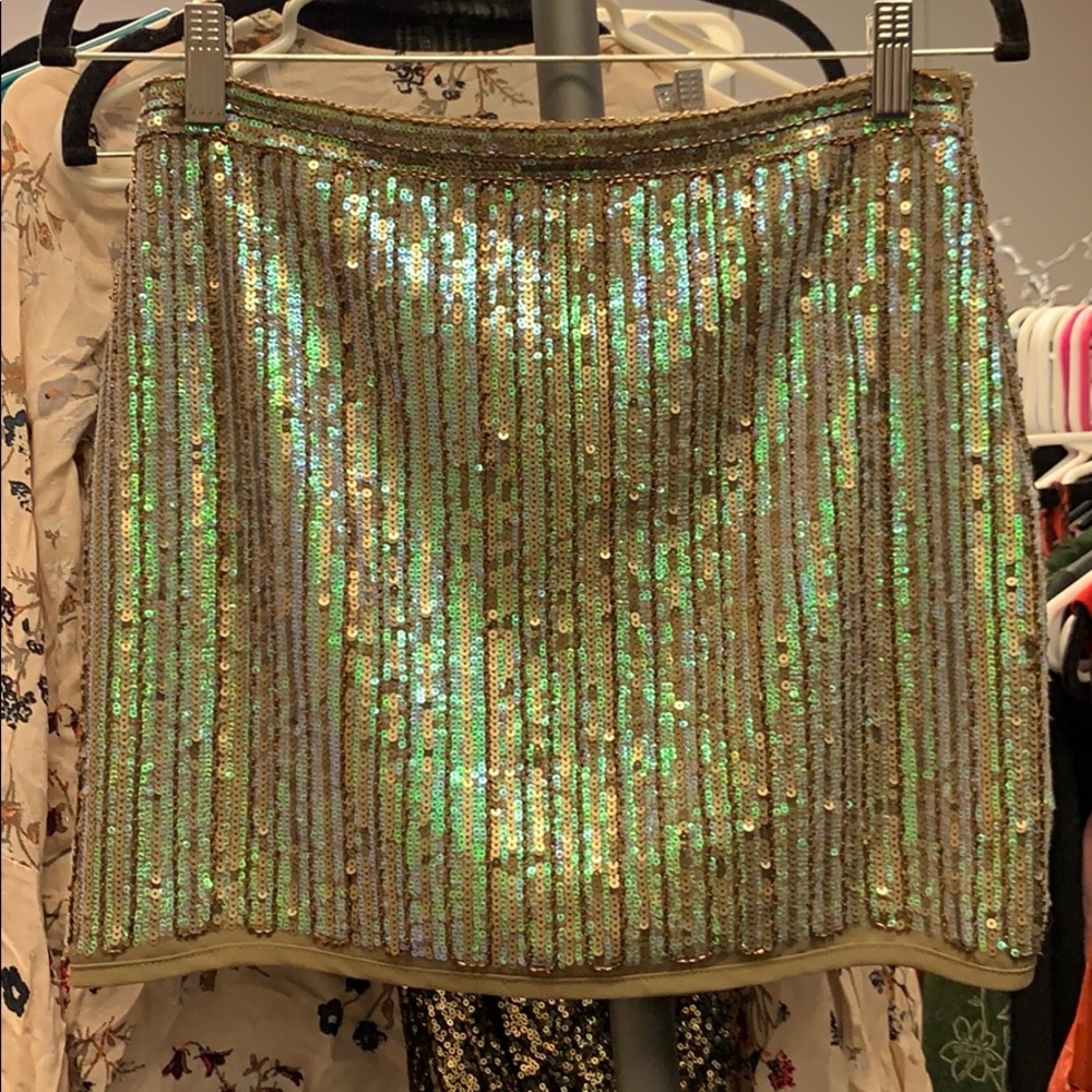 {English Rose} sequin skirt